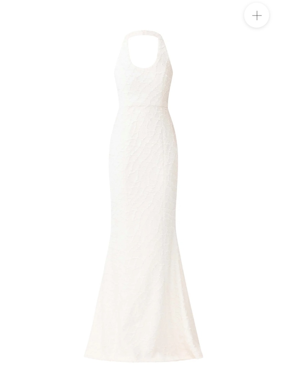 elliatt alexandra white lace halter neck maxi gown bridal dress size small NEW - Picture 12 of 13